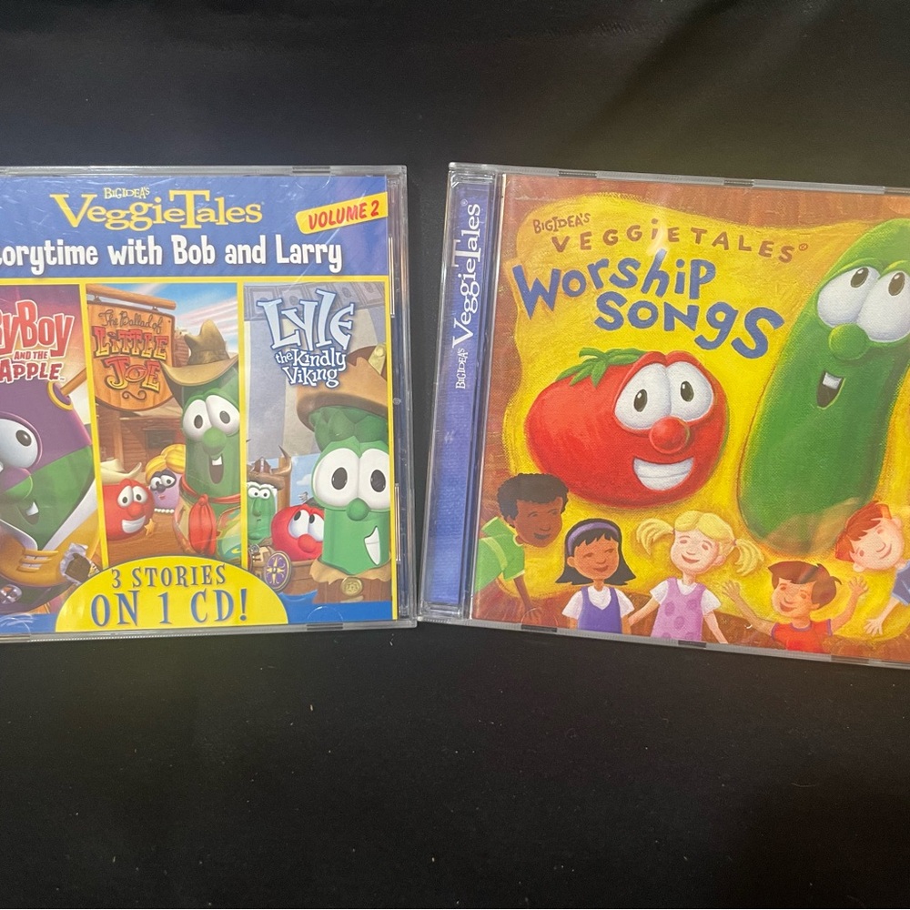Two Veggie Tales CDs